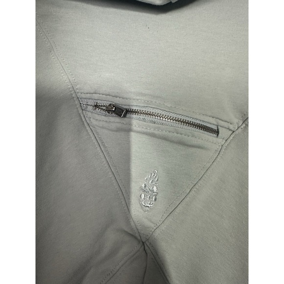 Free People Nothing But Sweats One Piece Jumpsuit Womens XS Blue Smoke Lagenlook - Picture 14 of 15